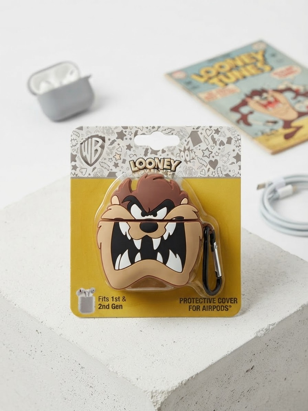 Warner Bros. Taz AirPods Case Cover - Brown